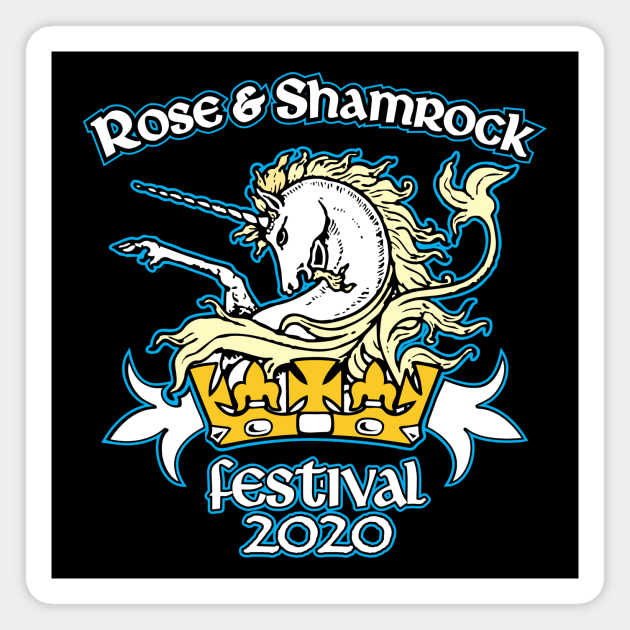 Rose and Shamrock 2020 Logo Magnet by roseandshamrock